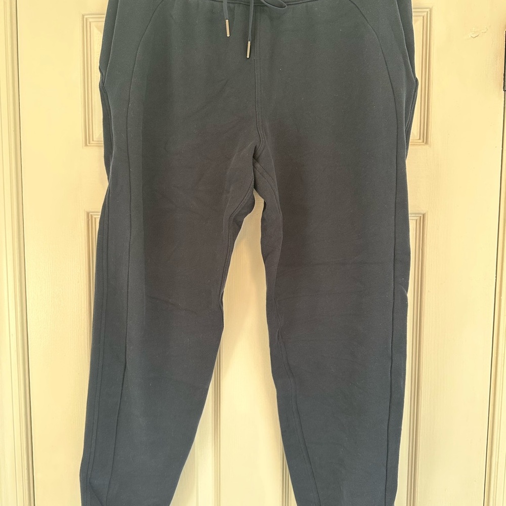 Lululemon Navy Blue Sweatpants Tapered Fit
